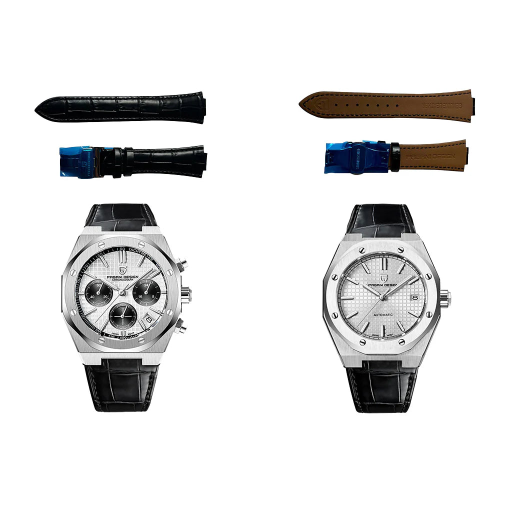 Bracelet de montre en cuir véritable Pagani Design 26 mm x 230 mm