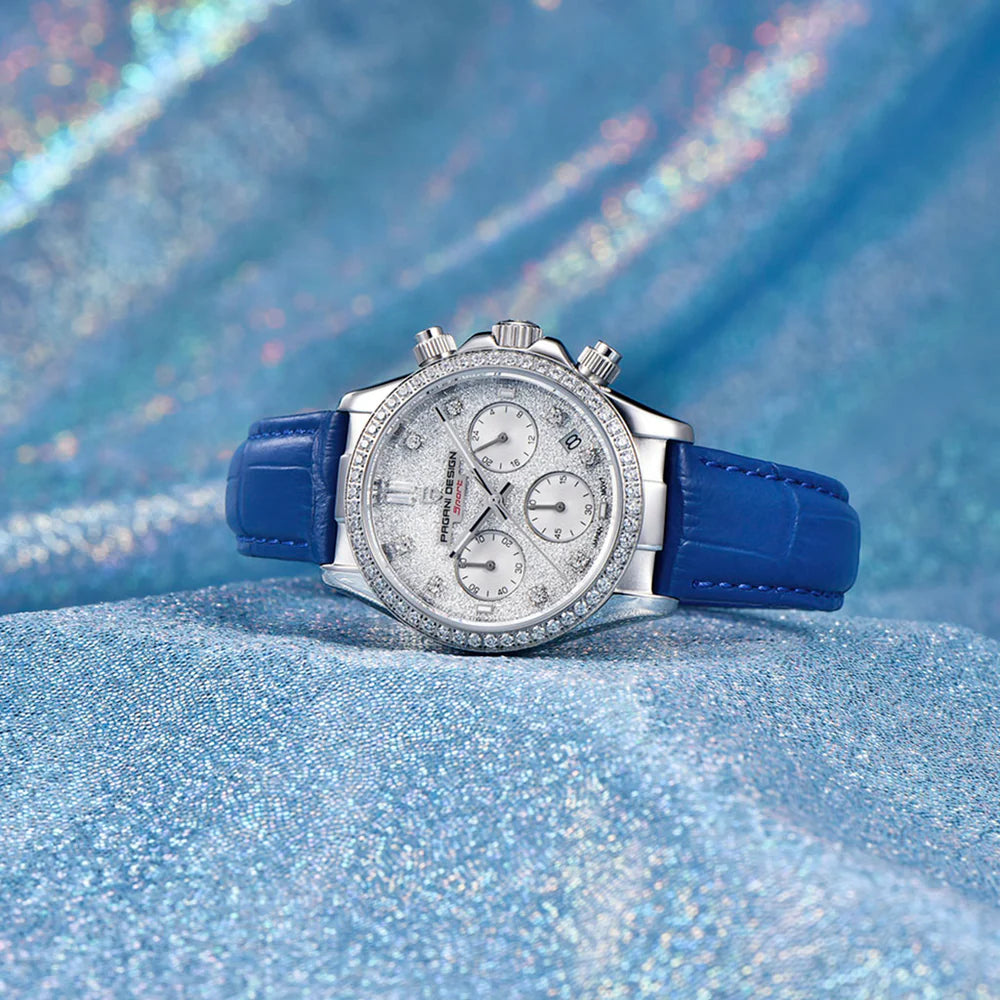 Montre Femme Pagani Design Daisy Blue