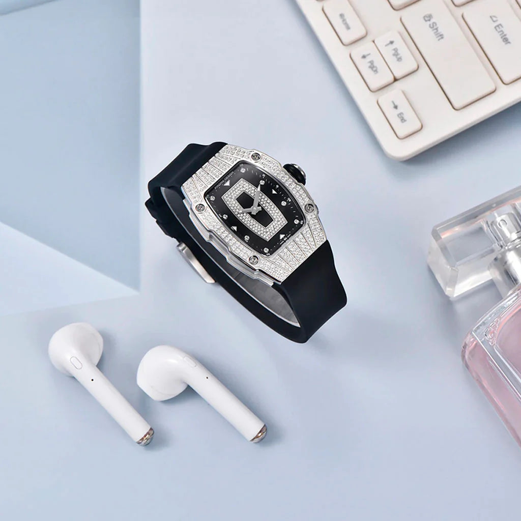 Montre Pagani Design Marigold Noir Argent pour Femme