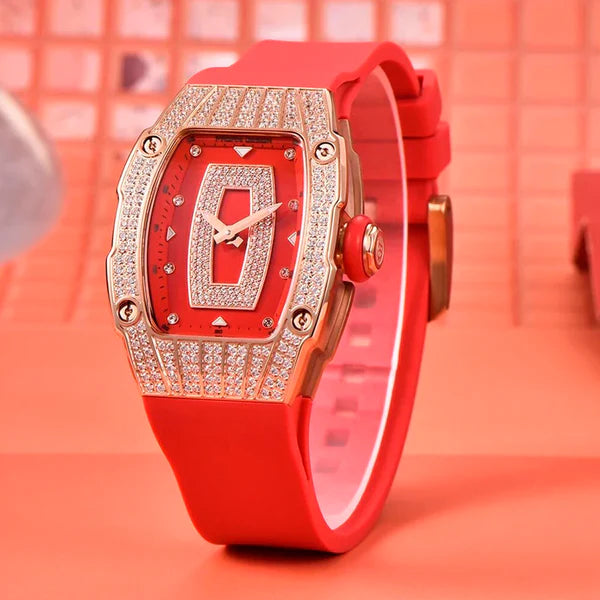 Montre Pagani Design Marigold pour femme en or rouge