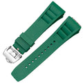 Bracelet en caoutchouc vert compatible avec Pagani Design Birmingham