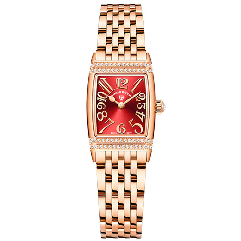 Montre Pagani Design Sunflower Gold Red pour femme