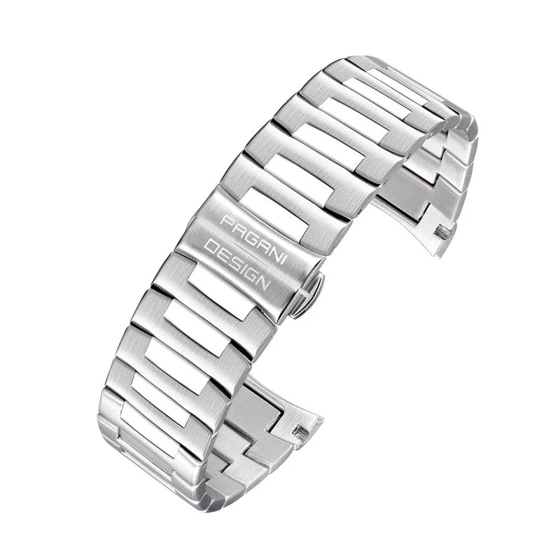 Bracelet de montre Pagani Design en acier 316L 24 mm x 220 mm