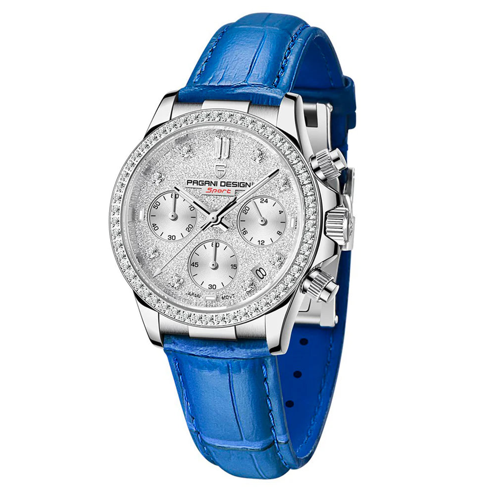 Montre Femme Pagani Design Daisy Blue