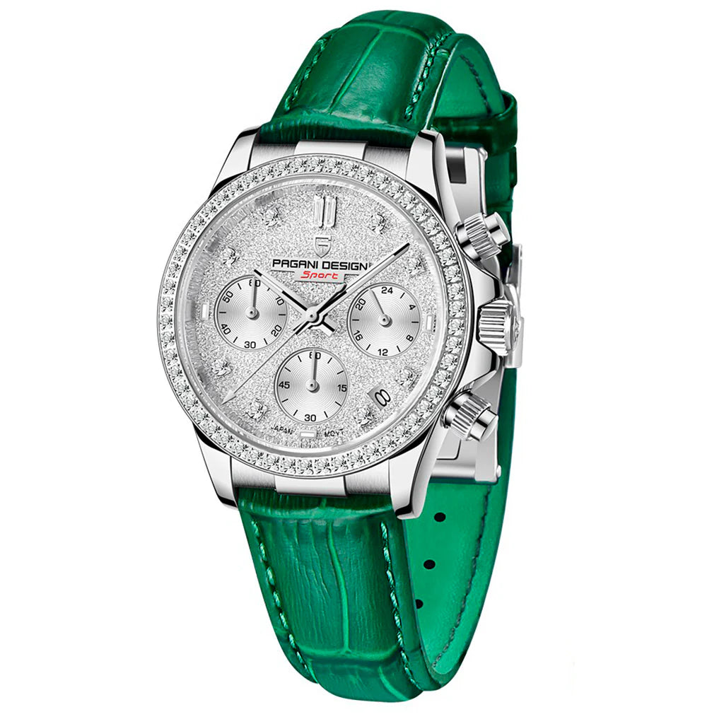 Montre Femme Pagani Design Daisy Green