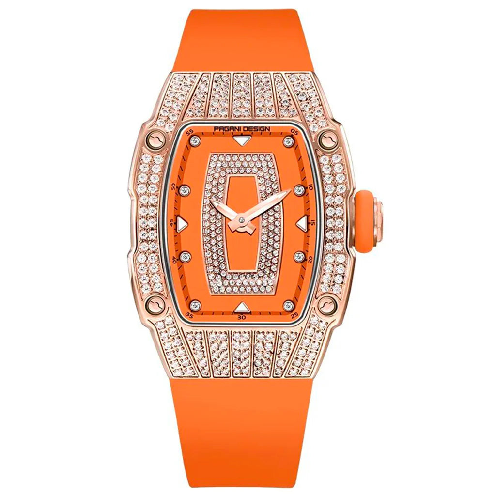 Montre Pagani Design Marigold Orange Gold pour femme