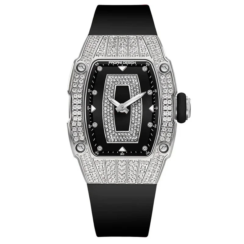 Montre Pagani Design Marigold Noir Argent pour Femme