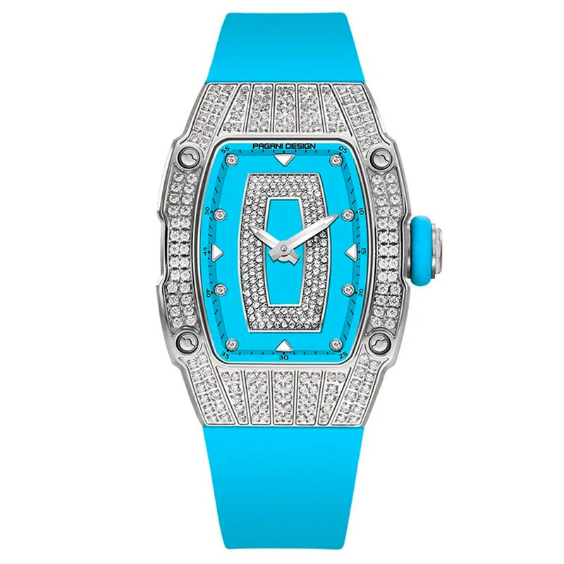 Montre Pagani Design Marigold Bleu Argent pour Femme