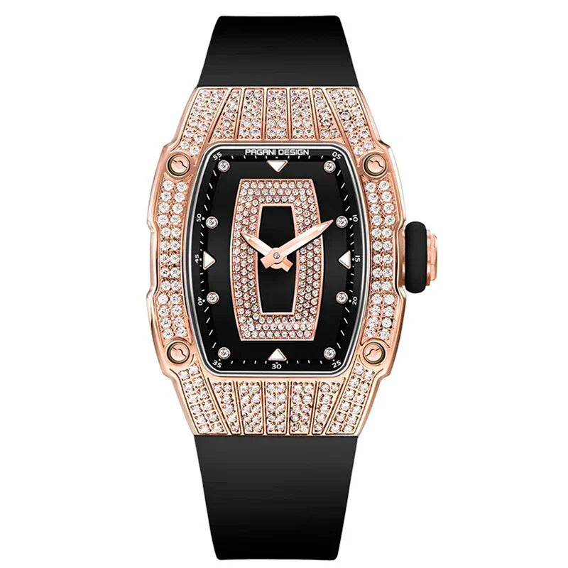 Montre Pagani Design Marigold pour femme en or noir