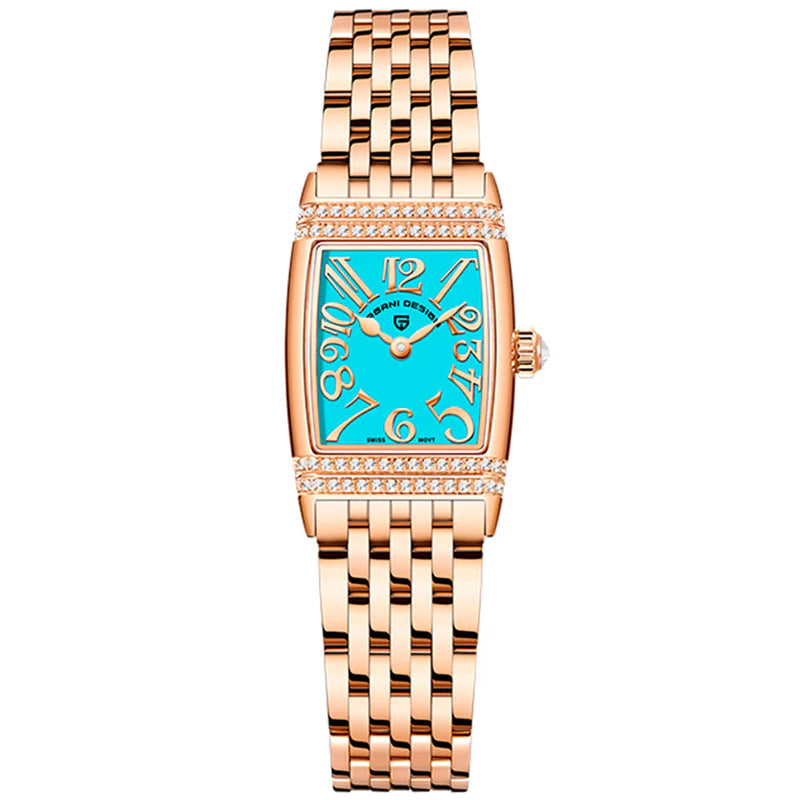 Montre Pagani Design Sunflower Gold Blue pour femme