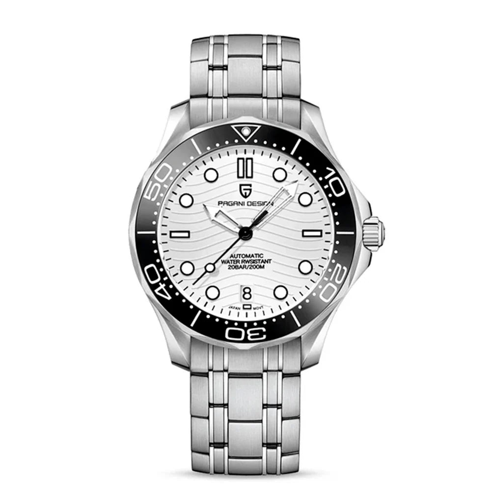 Bracelet en acier blanc Pagani Design Veracius