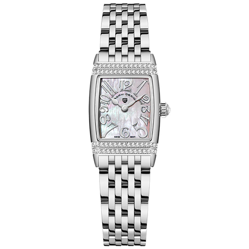 Montre Femme Pagani Design Sunflower Silver White